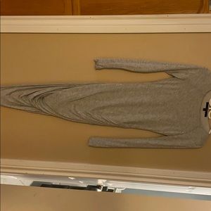 Guess grey long sleeved dress
